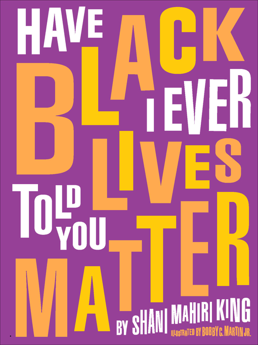 have i ever told you black lives matter cover